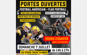 PORTES OUVERTES : Initiation Flag et Foot US